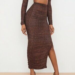 NWOT HOUSE OF CB Brown/Chocolate Maxi